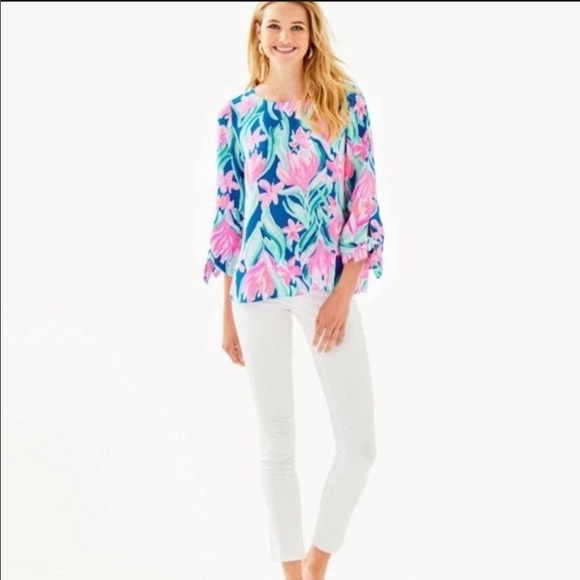 Lilly Pulitzer Langston Top - Picture 4 of 5